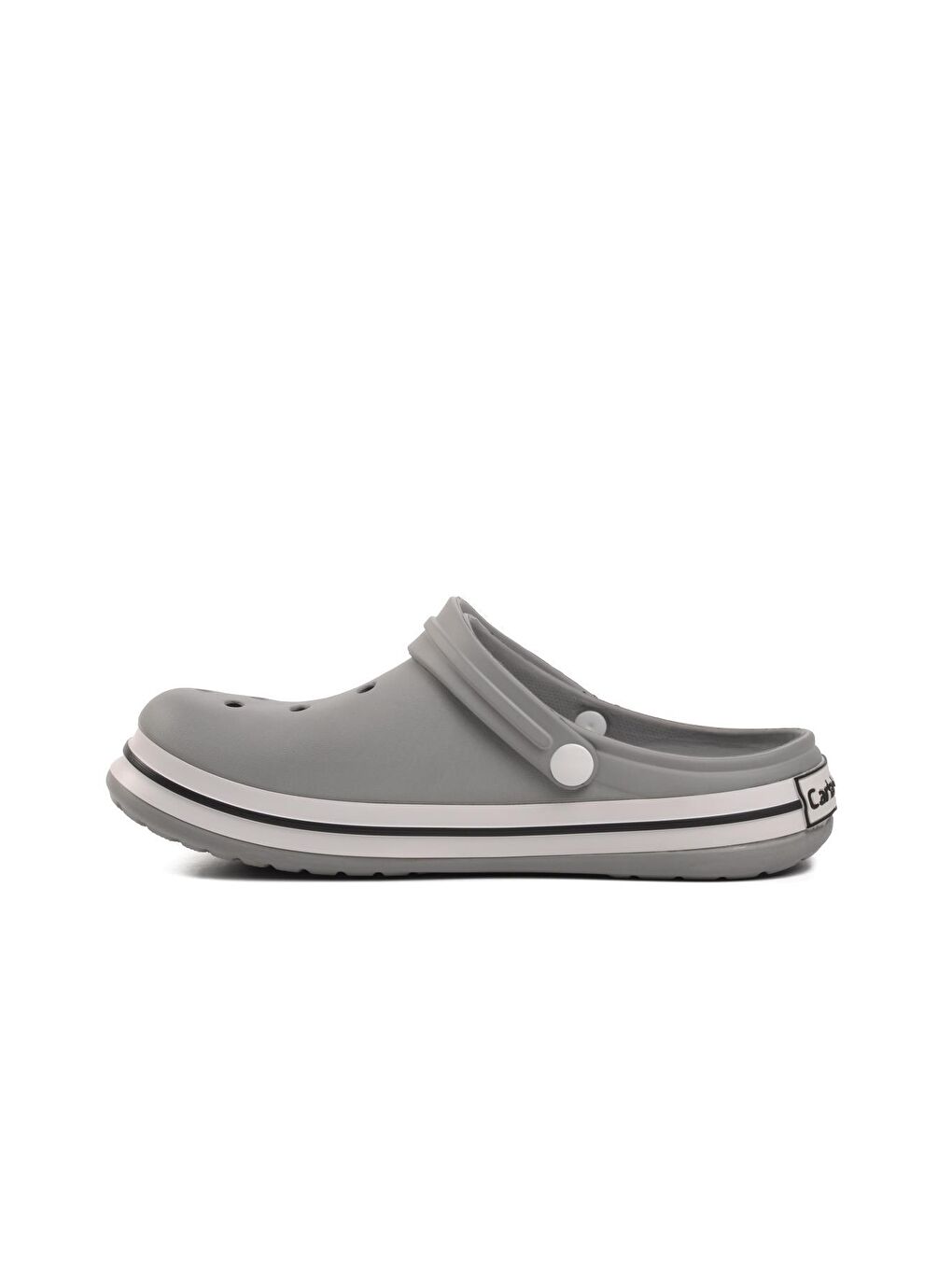 Gri-Beyaz Erkek Sabo Terlik 5001-1