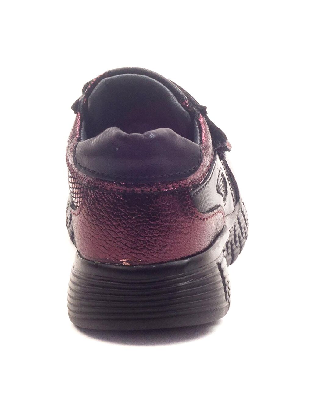 Kız Çocuk Bordo Deri Ortopedik Destekli Çocuk Ayakkabı-3