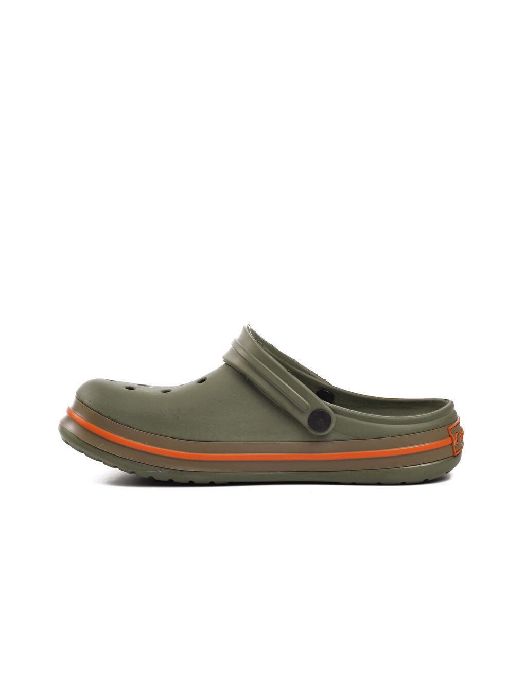 Haki-Turuncu Erkek Sabo Terlik 5001-1