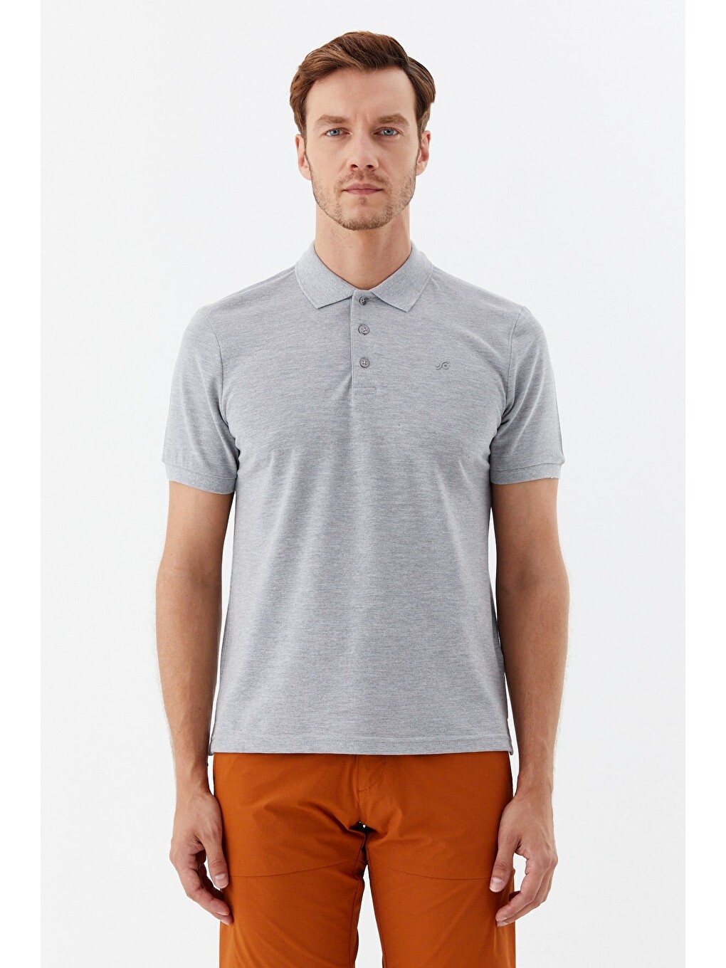 Gri Melanj 30/1 Tek Toplama Pike Polo
