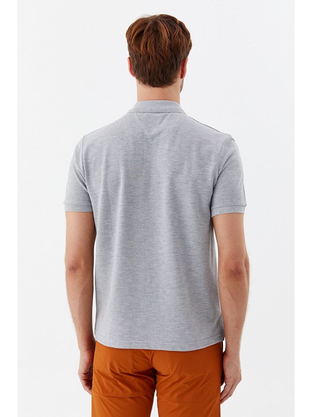 Gri Melanj 30/1 Tek Toplama Pike Polo-5