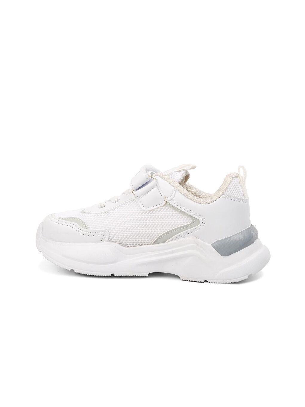 935-P Beyaz-Buz Fileli Çocuk Spor Ayakkabı-1