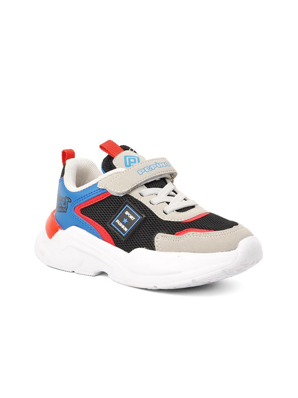 935-P Siyah-Buz Fileli Çocuk Spor Ayakkabı-2