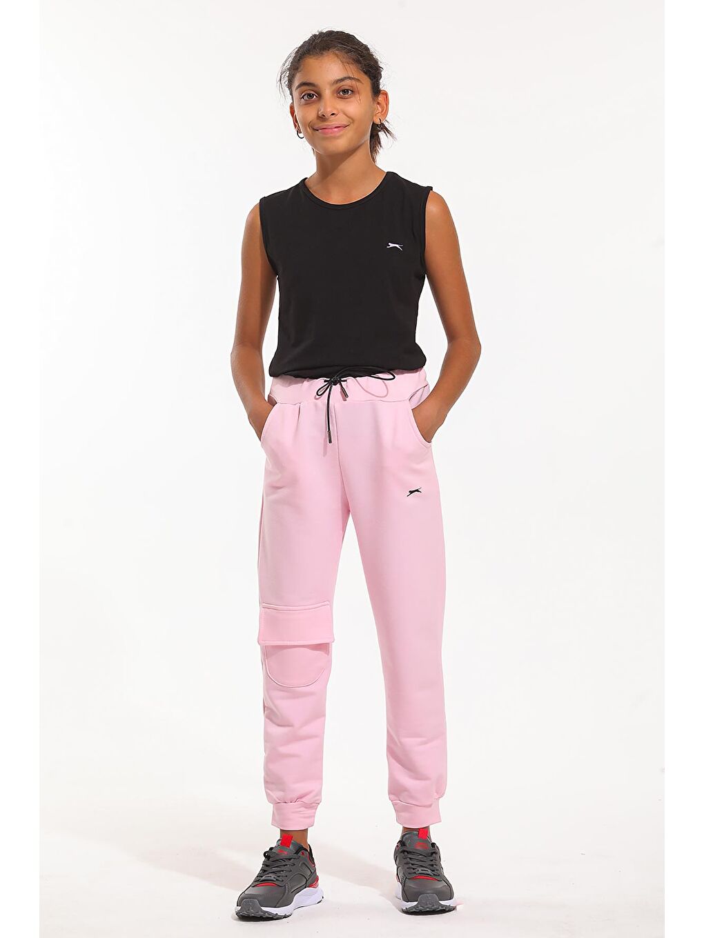 SLAZENGER Pembe DEANA Unisex Çocuk Eşofman Altı Pembe - 3