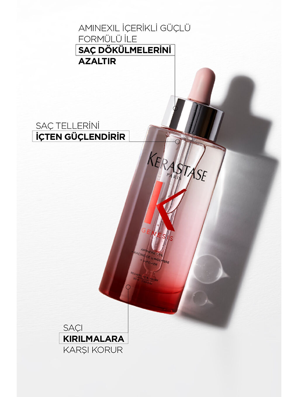 Genesis Fortifiant Saç Dökülme Karşıtı Serum 90ml-7