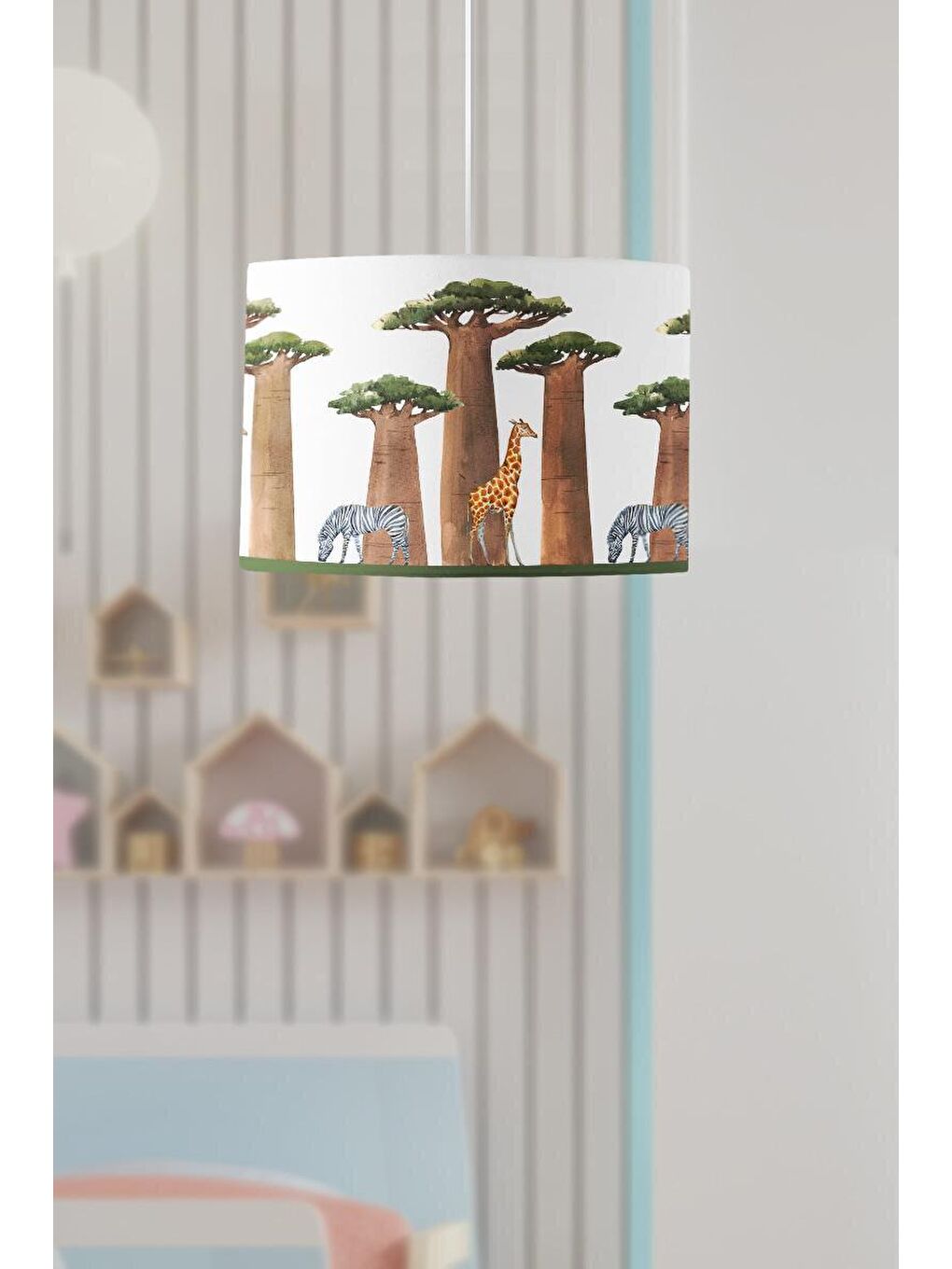 Karışık Sevimli Orman Çocuk Odası Sarkıt Avize