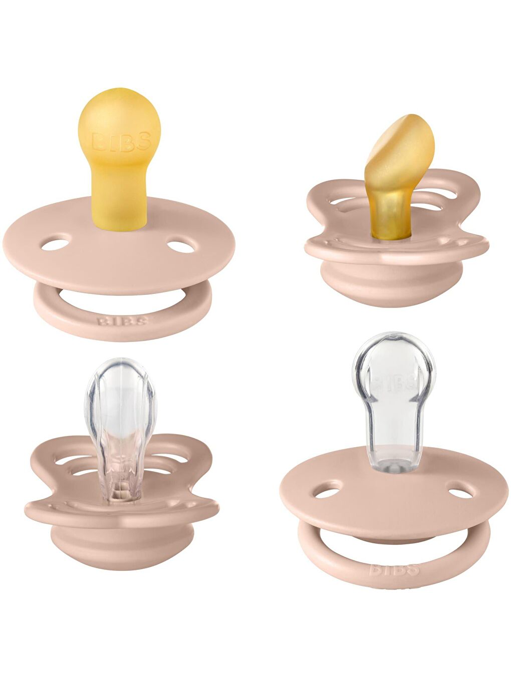 Bibs Try-it Emzik Seti-Blush - 1
