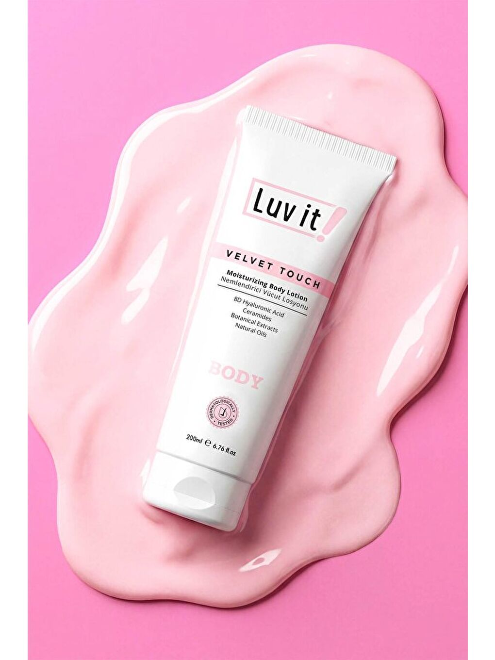 Nemlendirici Vücut Losyonu - Hyaluronik Asit ve Seramid İçeren Body Lotion 200 ml-1