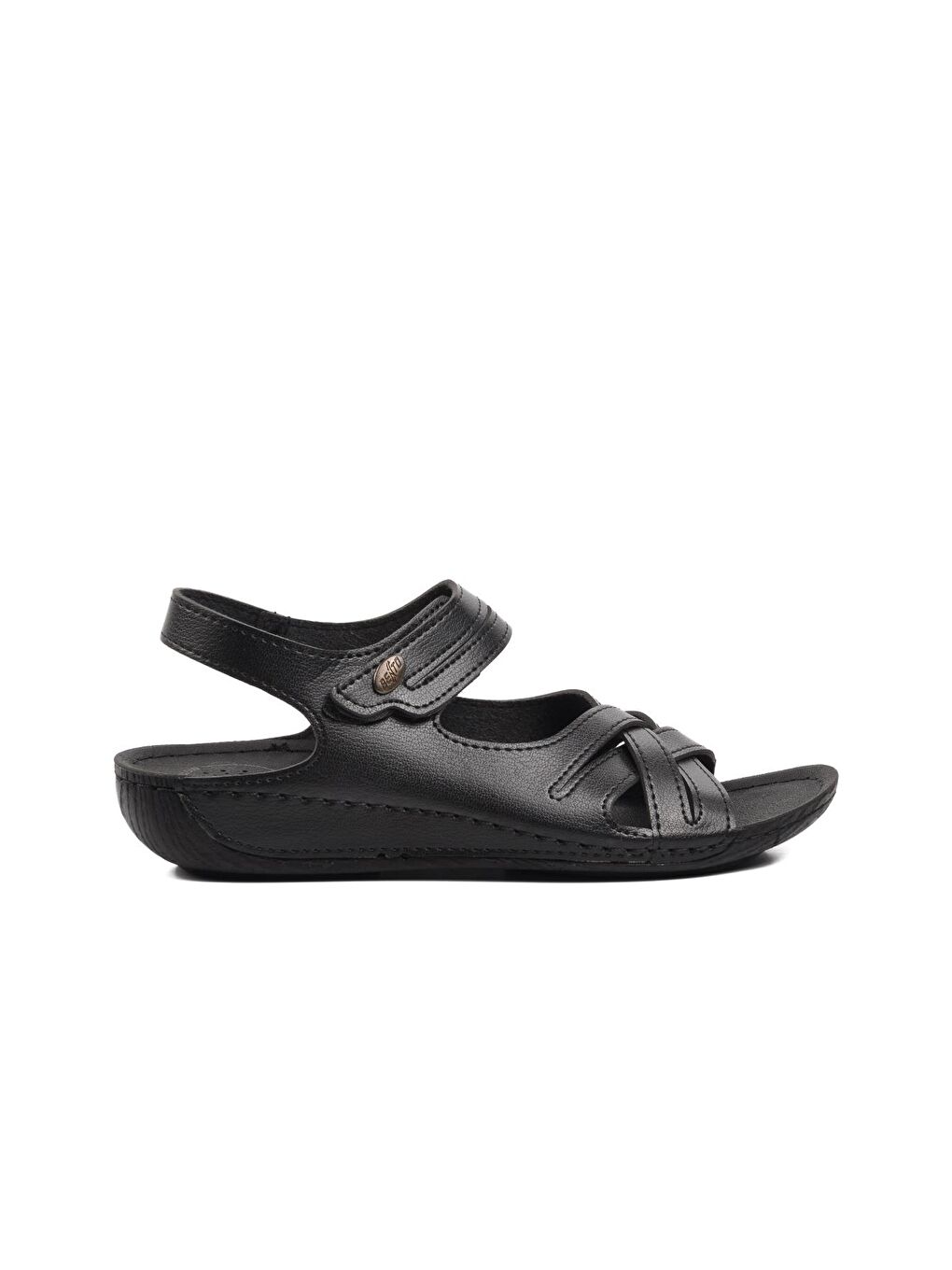 Siyah Anatomik Cırtlı Kadın Sandalet 16.035 Z