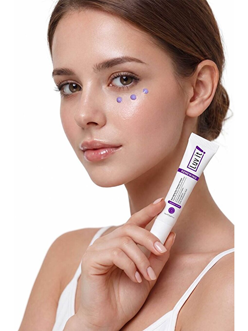 Yaşlanma Göz Altı Morluk Şişlik Karşıtı Göz Çevresi Kremi (PEPTİDES-RUSCOGENİN-TRANEXAMİC ACİD) 15ml-2