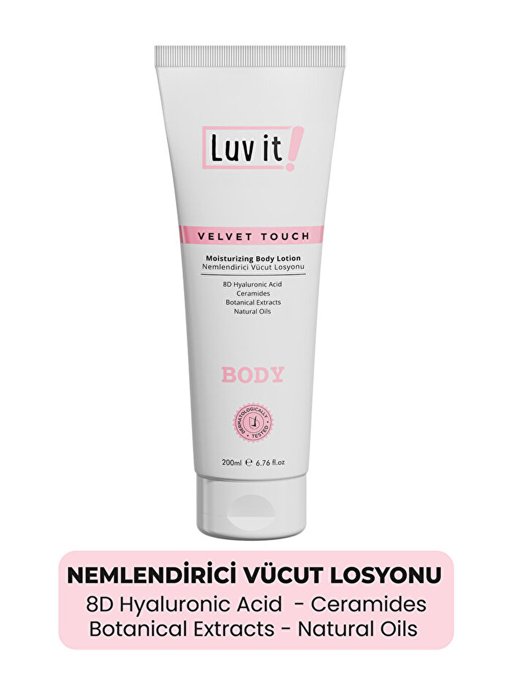 Nemlendirici Vücut Losyonu - Hyaluronik Asit ve Seramid İçeren Body Lotion 200 ml-5