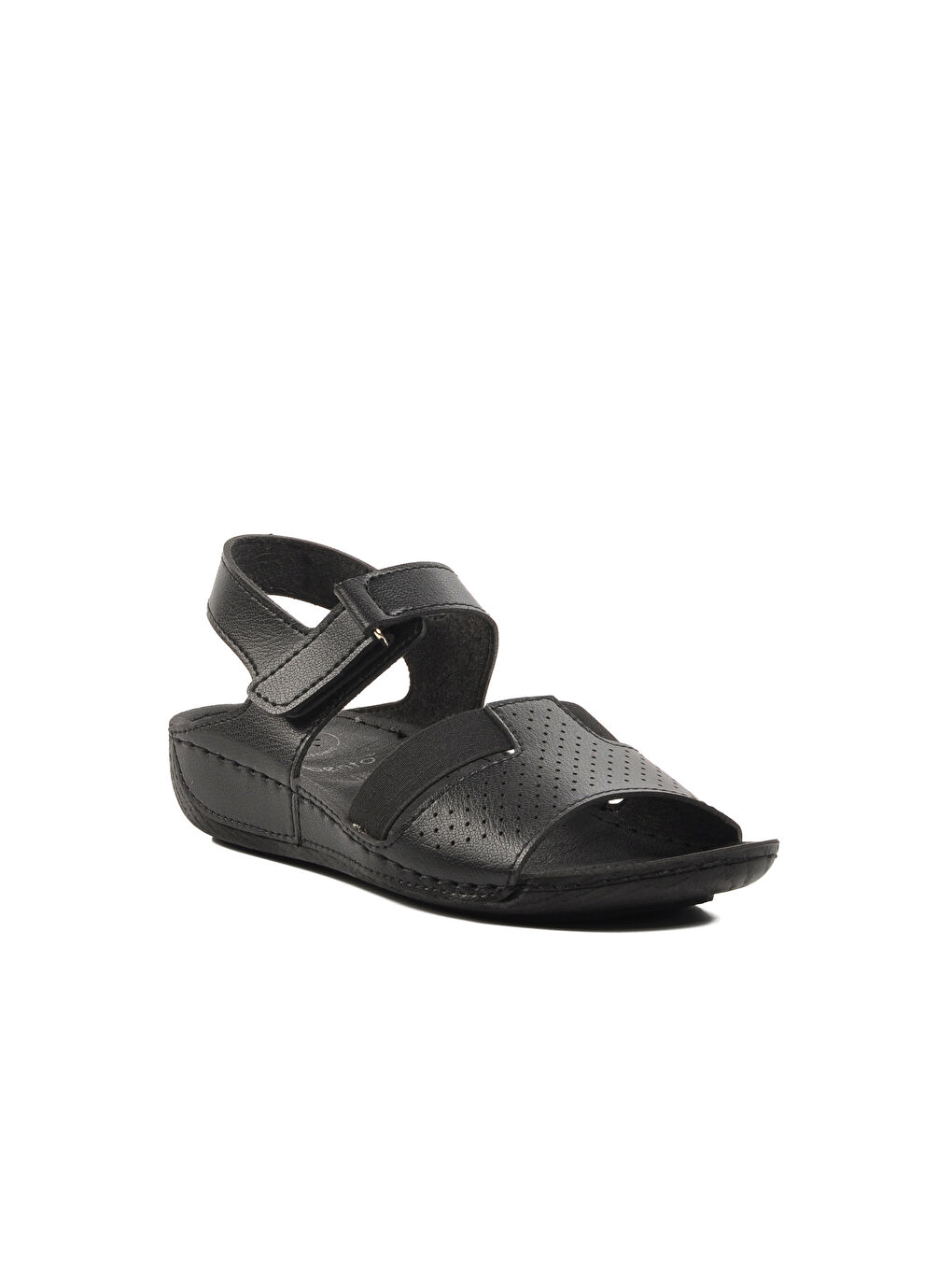 Siyah Anatomik  Kadın Sandalet 16.047 Z-2