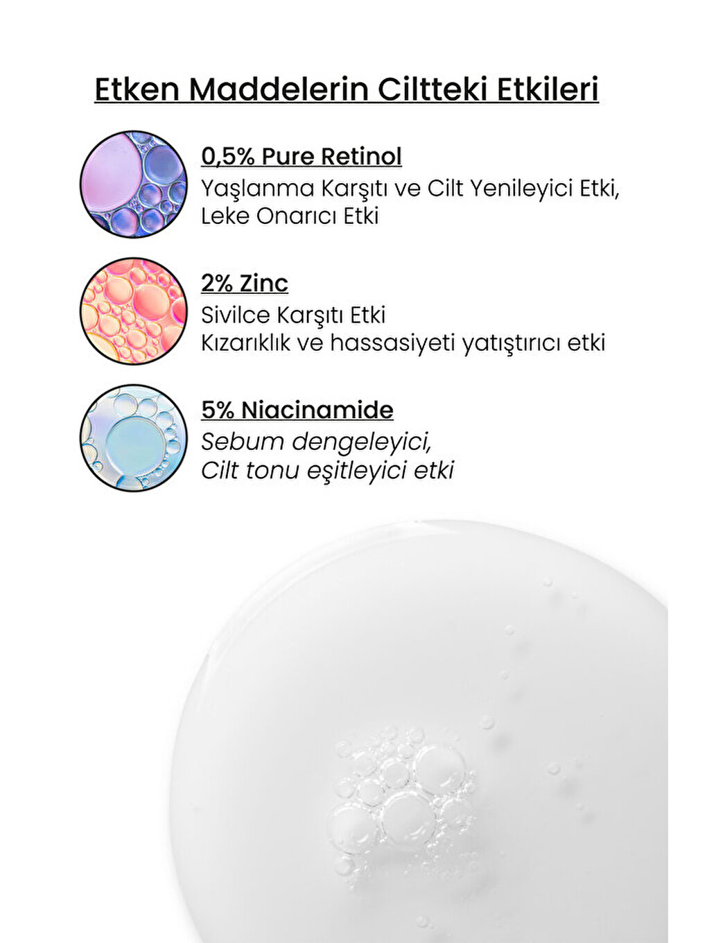Retinol & Niacinamide Cilt Serumu - ve Yaşlanma Karşıtı - Kolajen Üretimi Destekleyici-4
