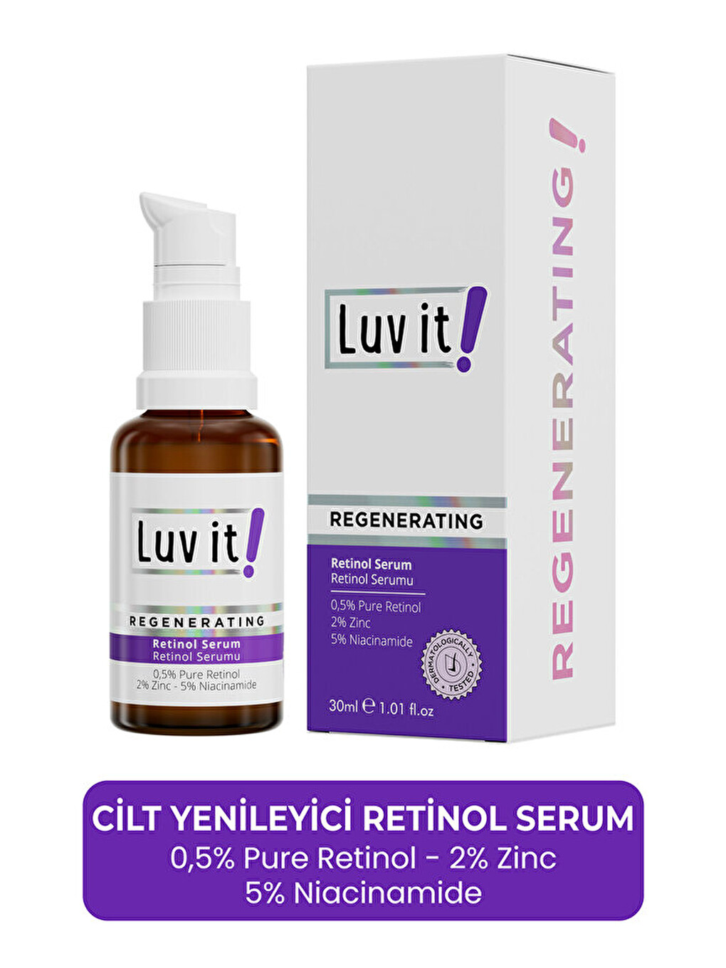 Retinol & Niacinamide Cilt Serumu - ve Yaşlanma Karşıtı - Kolajen Üretimi Destekleyici-5