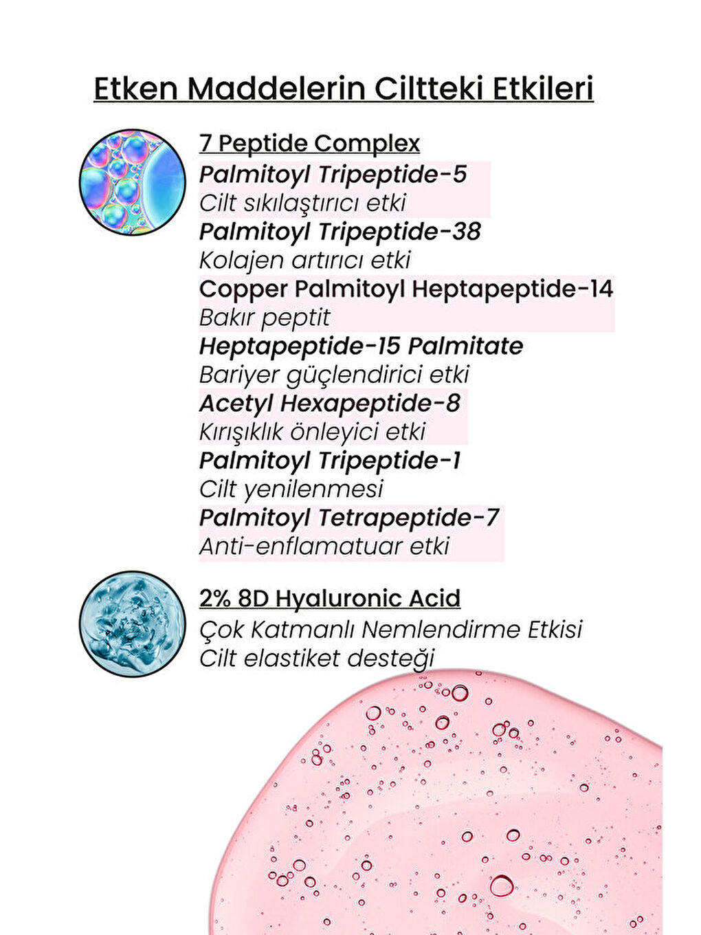 Yaşlanma Karşıtı, Cilt Yenileyici Ve Onarıcı Peptit Serum 30ml-4