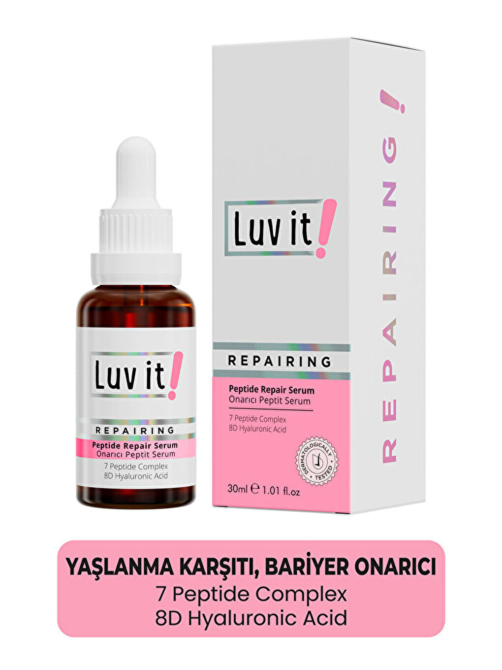 Yaşlanma Karşıtı, Cilt Yenileyici Ve Onarıcı Peptit Serum 30ml-5