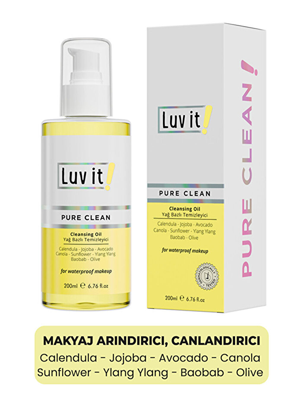 Bitkisel Içerikli Yağ Bazlı Makyaj Temizleyici 200ml-5