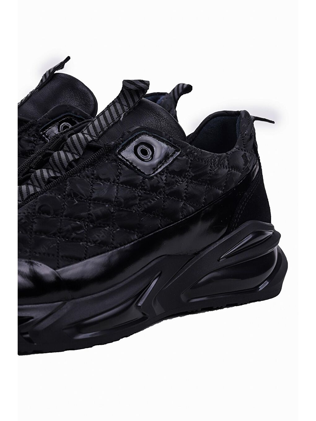 Siyah 152-18013 Deri Erkek Casual Ayakkabı-2