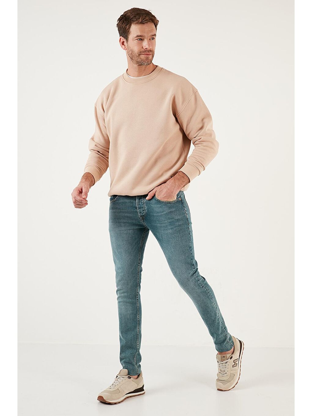 Mavi Pamuklu Normal Bel Dar Paça Slim Fit Jeans 1115J09NAPOLI-3