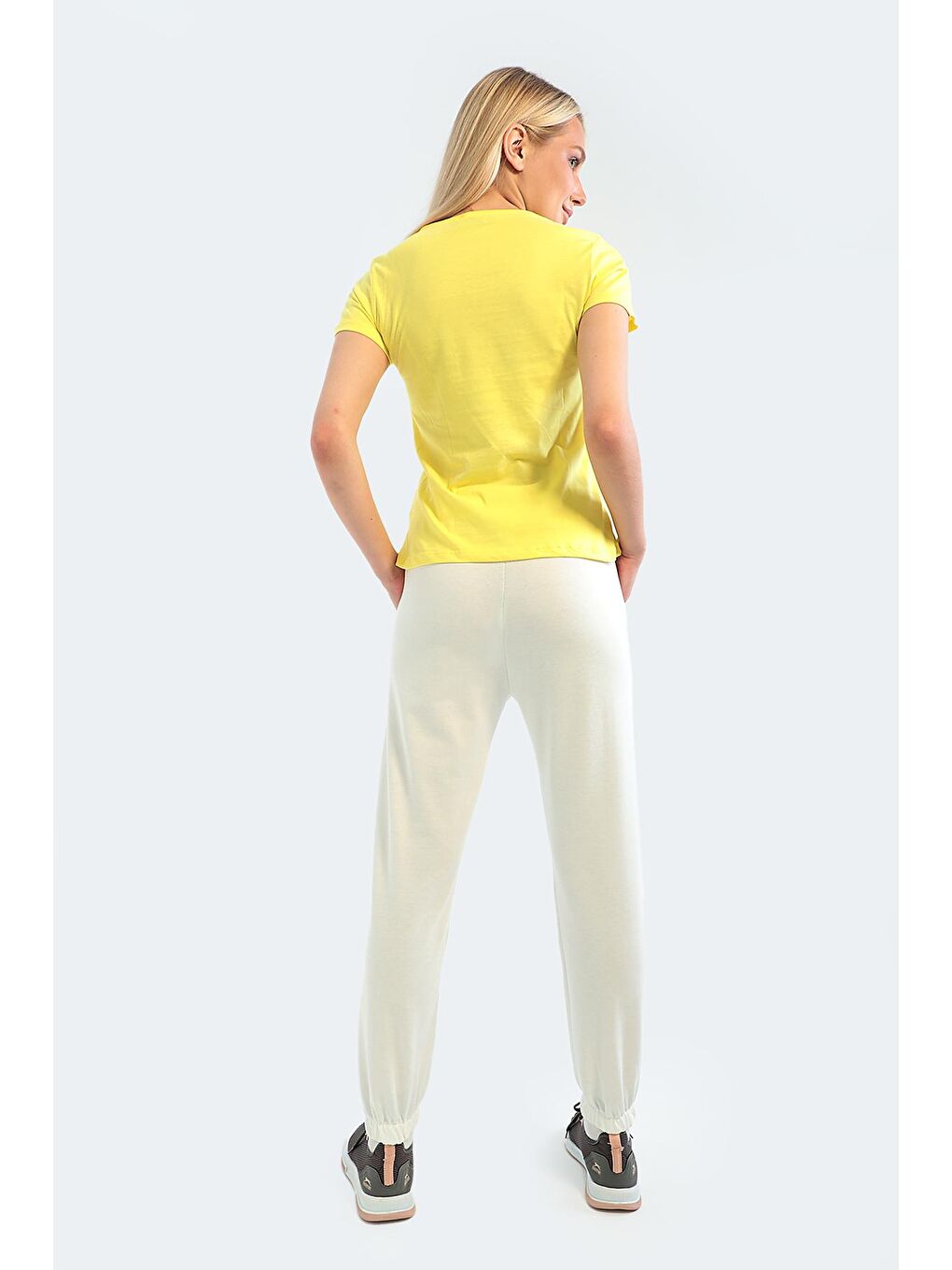 KLAN Jogger Kadın Eşofman Altı Bej-2