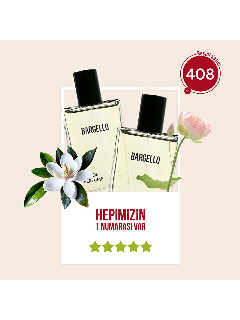 Kadın Parfüm Çiçeksi - 50ml Edp No:408-1