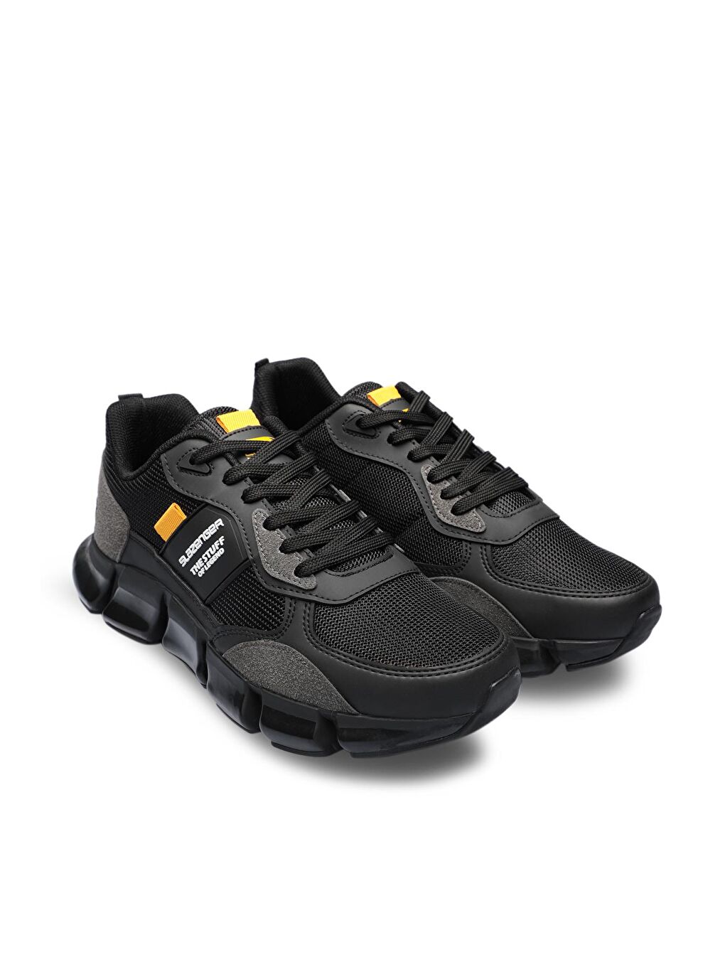 ZAINAN Sneaker Erkek Ayakkabı Siyah / Sarı-1