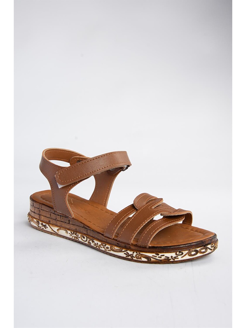 Kahverengi Taba Kadın Sandalet F288091109-2