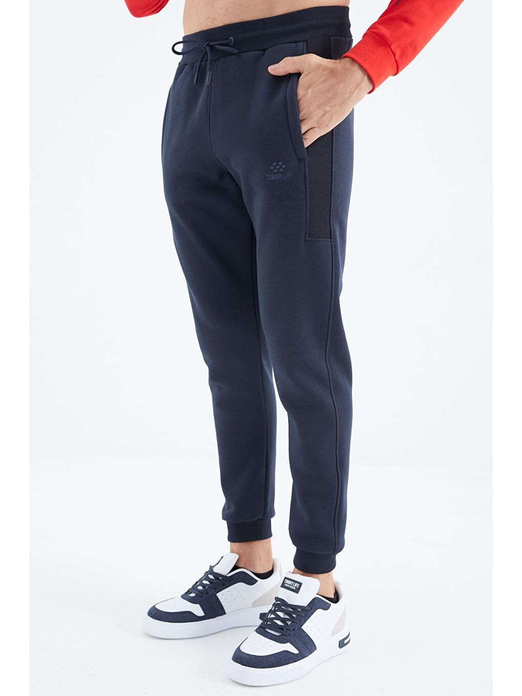 İndigo Şardonlu Erkek Eşofman Alt - 82118-2