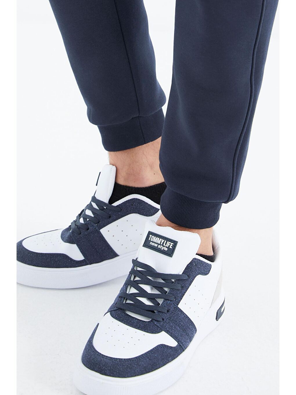 İndigo Şardonlu Erkek Eşofman Alt - 82118-4