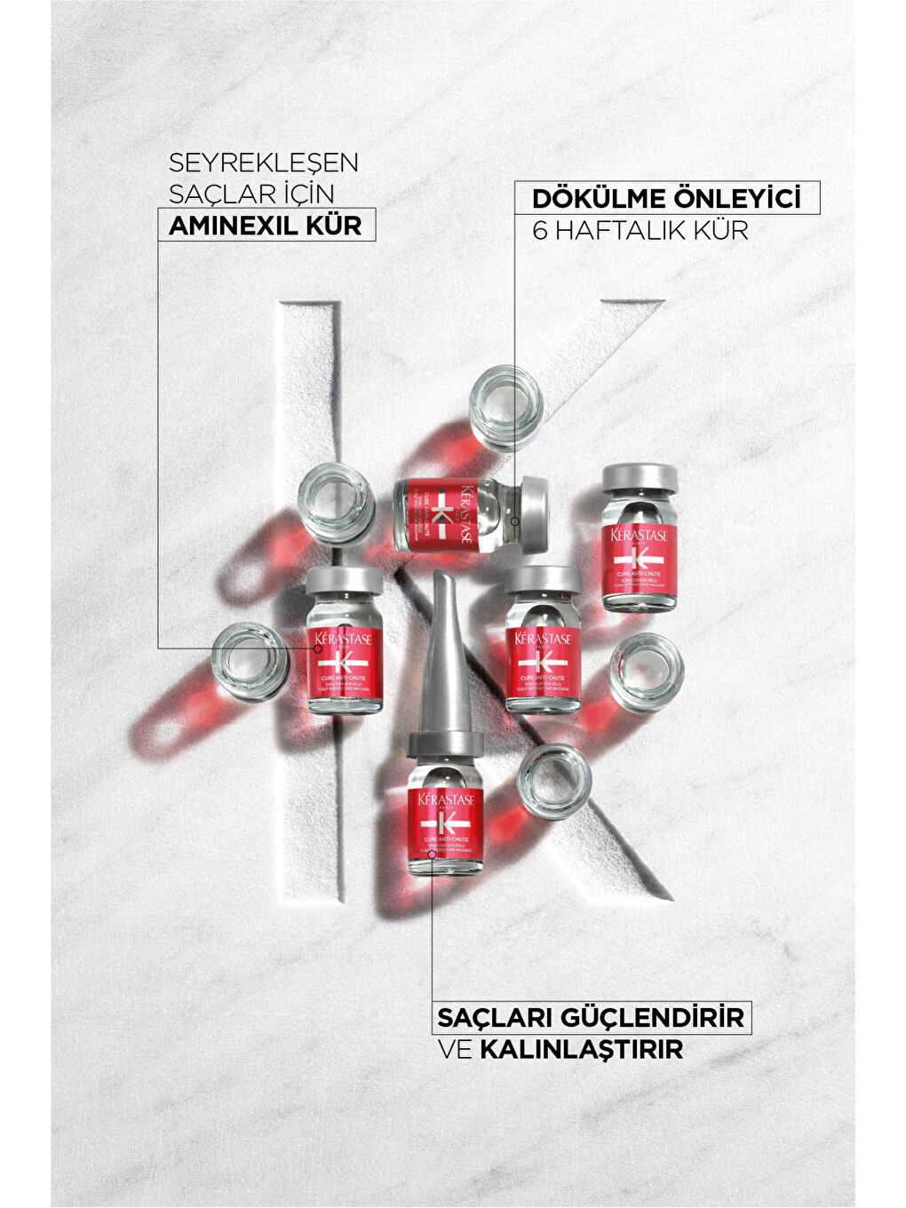 Kerastase Specifique Cure Anti Chute Dökülme Önleyici Aminexil Serum 42x6ml - 2