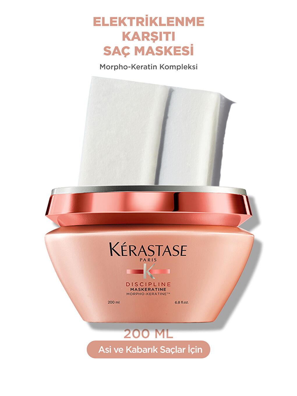 Kerastase Renksiz Discipline Maskeratine Tüm Saç Tipleri İçin Disiplin Maskesi 200ml - 1