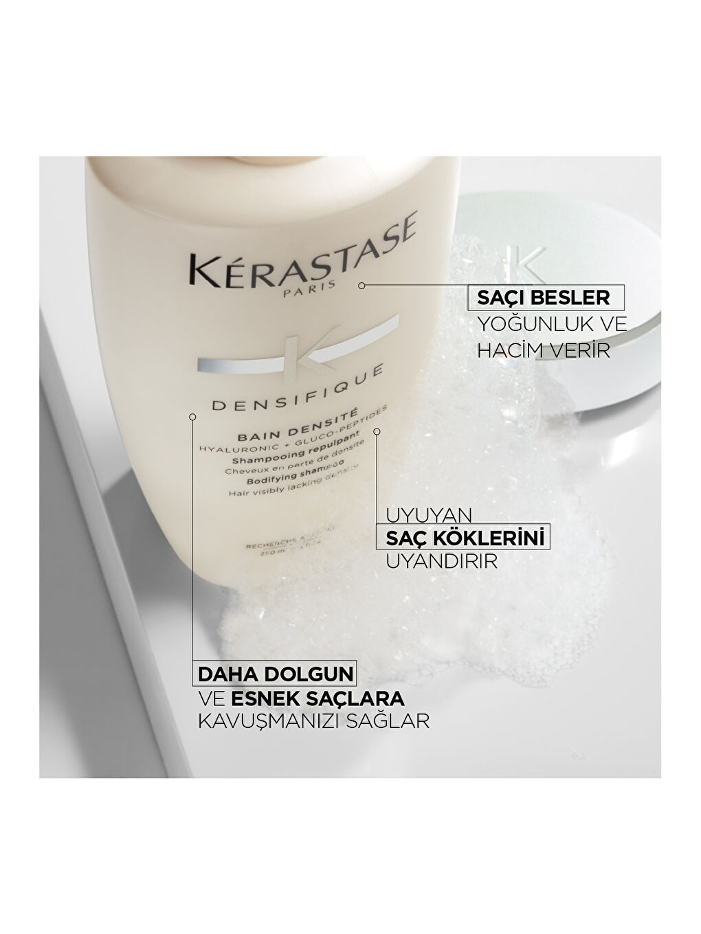 Densifique Bain Densite Yoğunlaştırıcı Şampuan 250ml-4