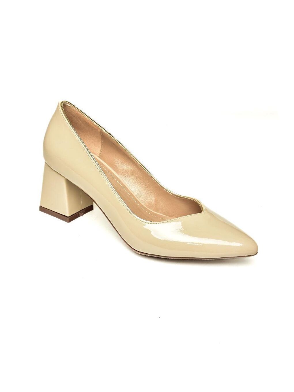 Bej U8206211 Ten Kadın Topuklu Ayakkabı-1