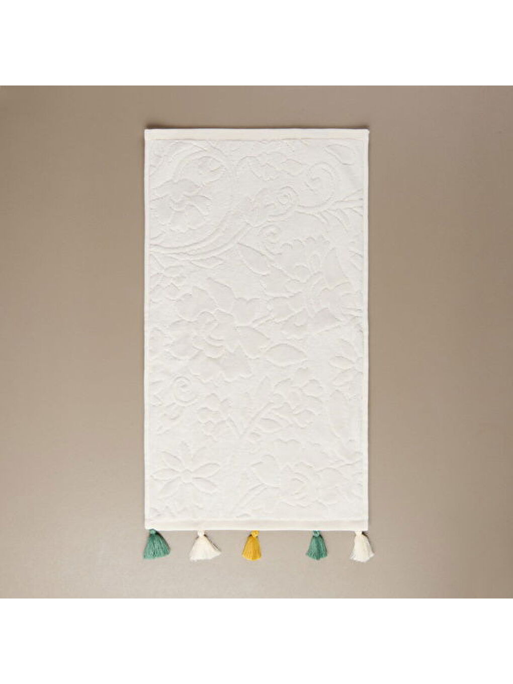 Soft Granny Summer Flos El Havlusu - Ekru - 30x50 cm-4