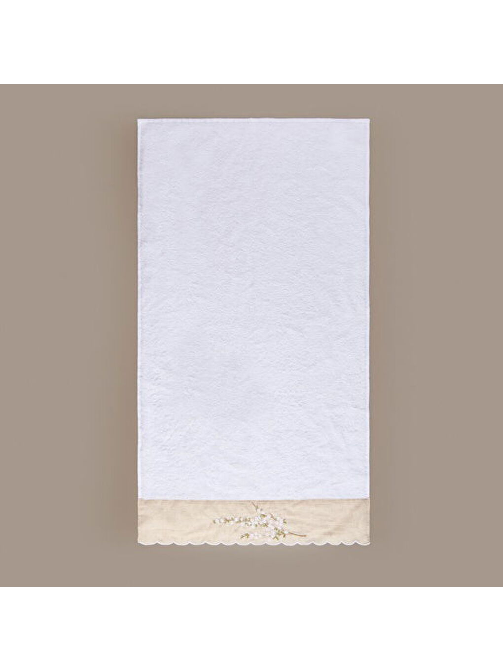 Soft Lina Yüz Havlusu - Ekru - 50x90 cm-8