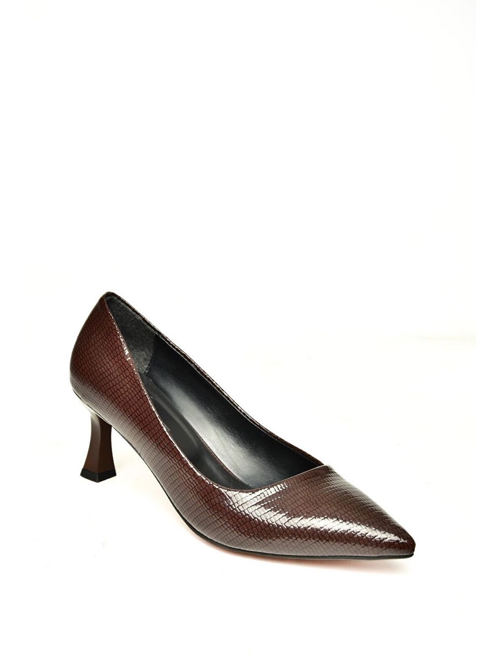 U6760300 Kahverengi Kadın Topuklu Ayakkabı