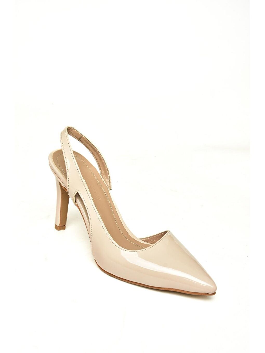 Bej U4045894 Ten Kadın Topuklu Ayakkabı-1