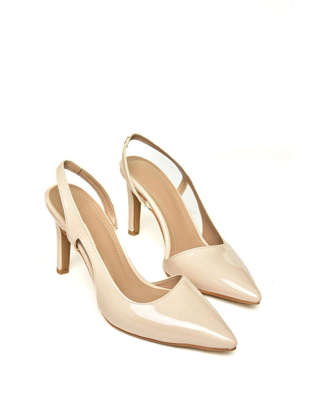 Bej U4045894 Ten Kadın Topuklu Ayakkabı-2