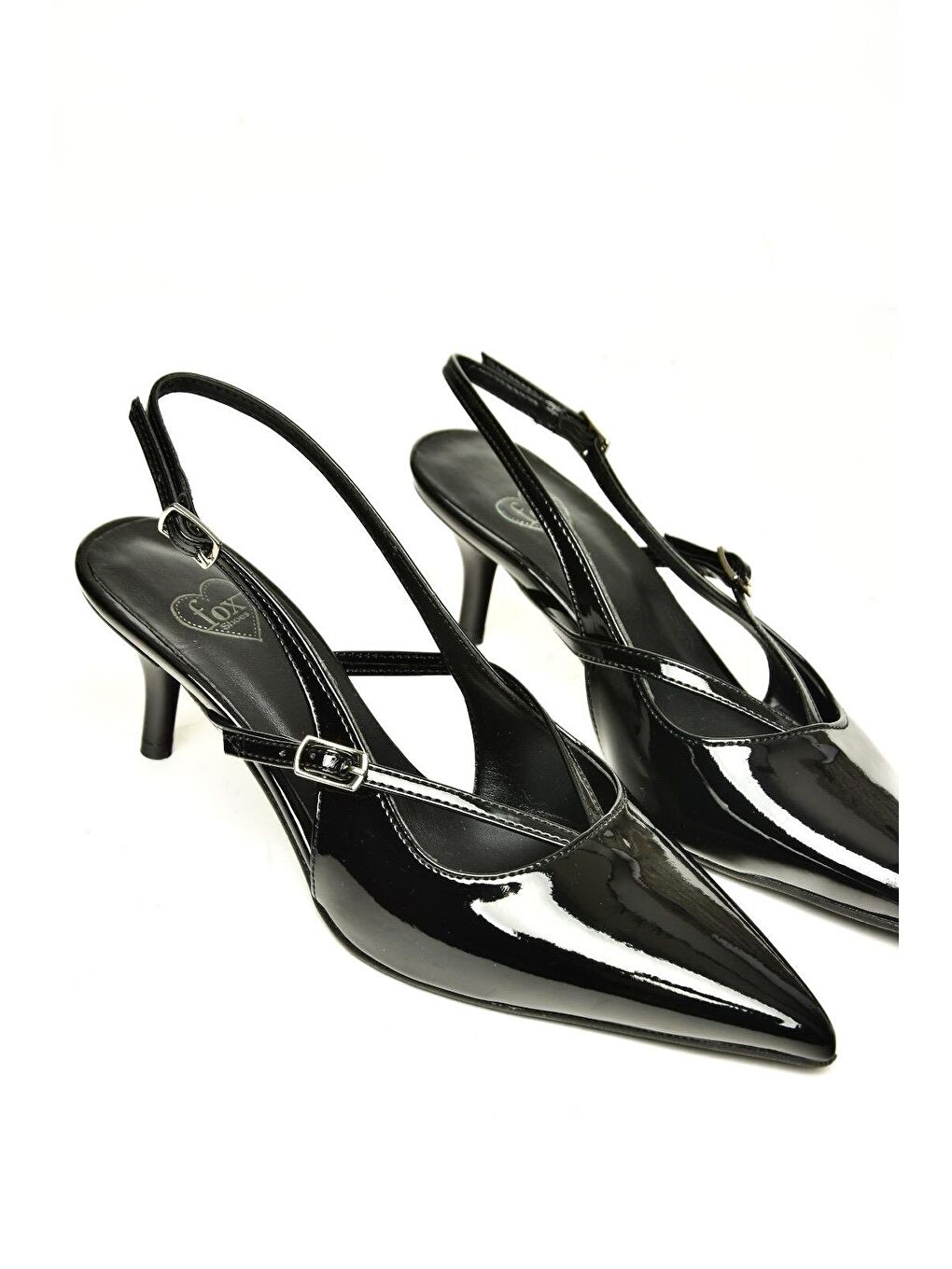 U6540745 Siyah Kadın Topuklu Ayakkabı-1