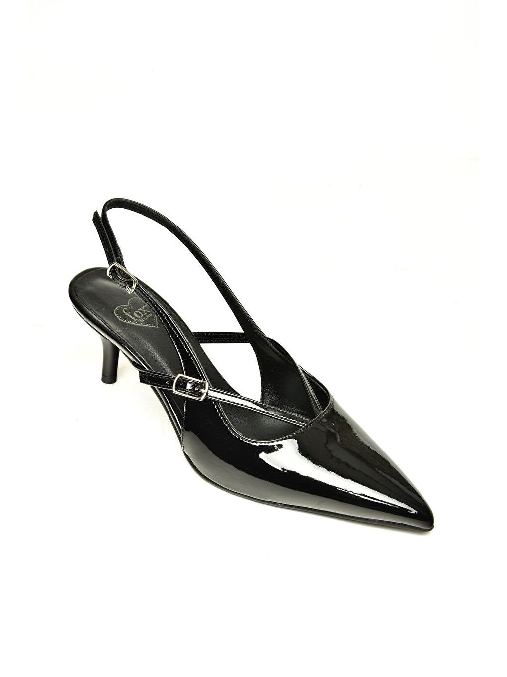 U6540745 Siyah Kadın Topuklu Ayakkabı-2