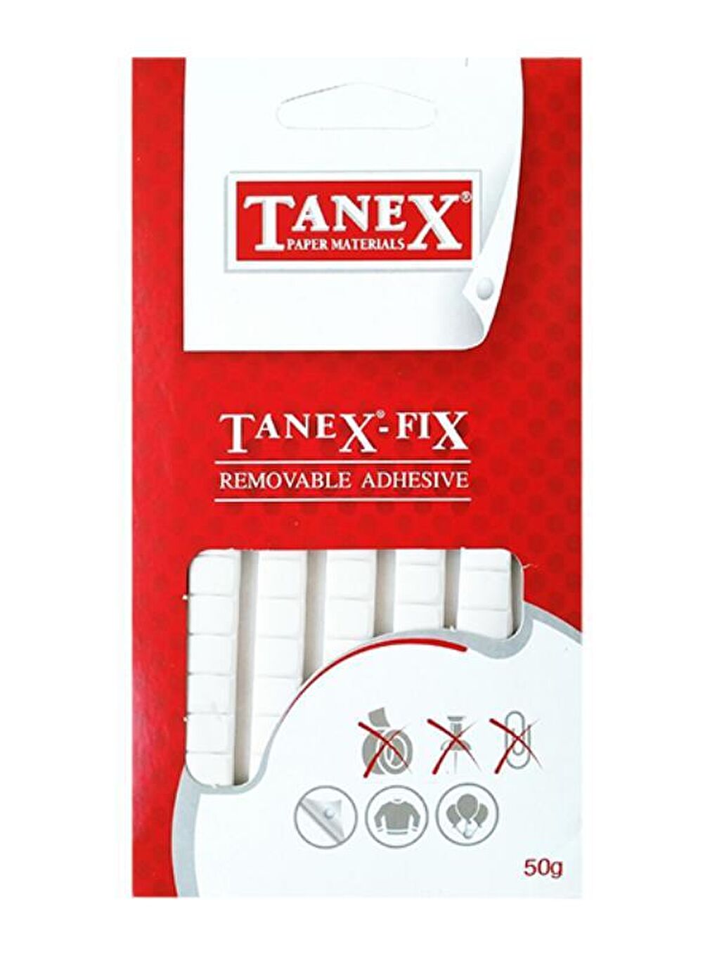 Tanex Yapıştırıcı Fix Hamur Beyaz 50 Gr