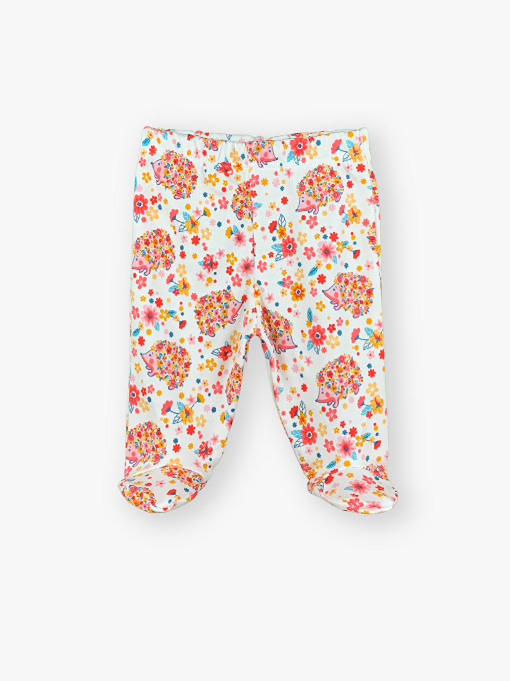 Ekru Zarf Yaka Uzun Kollu Kız Bebek 3’lü Takım-2