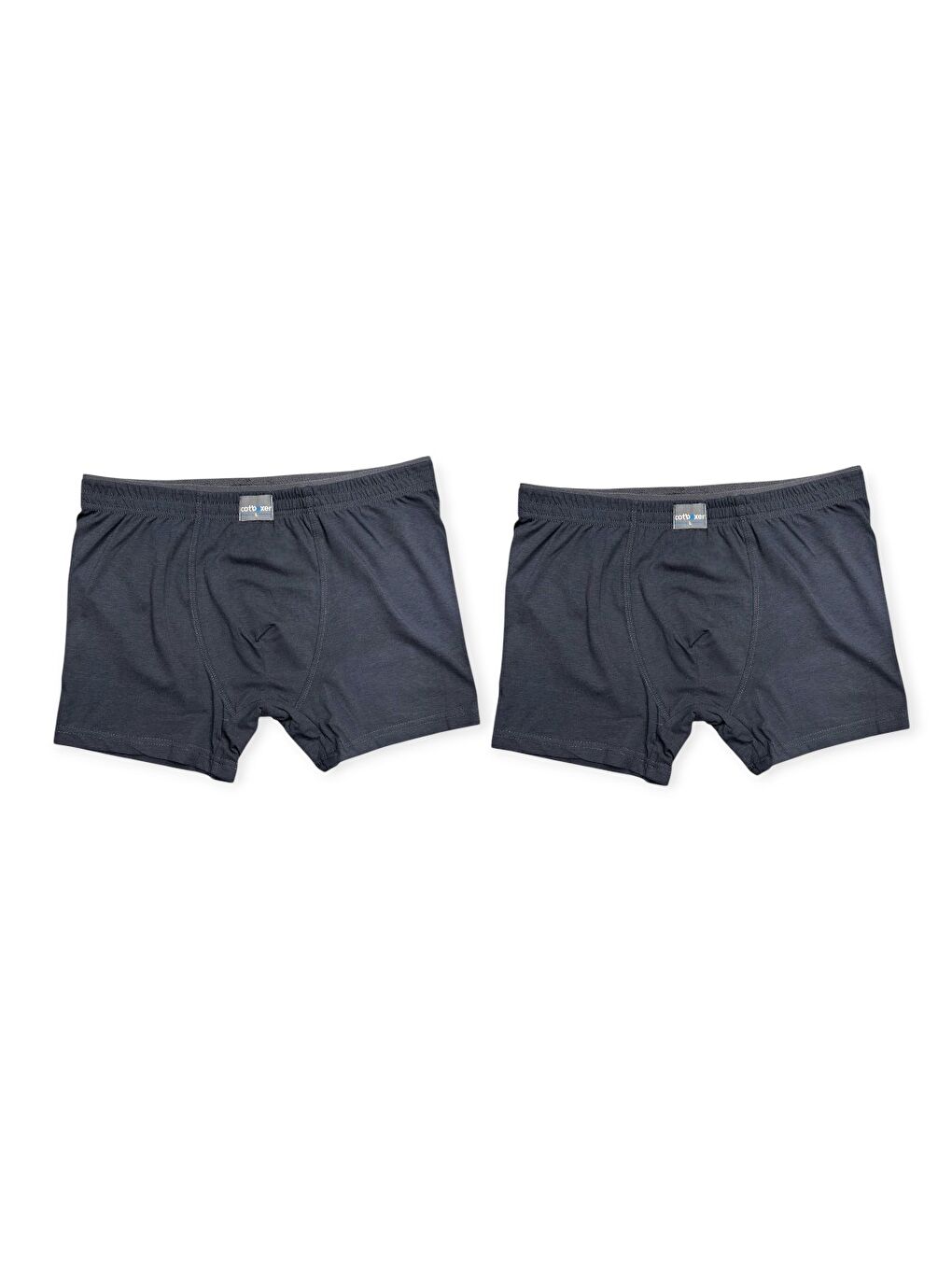 Güneş Gri Erkek Modal Havlu Bel Boxer 2'li