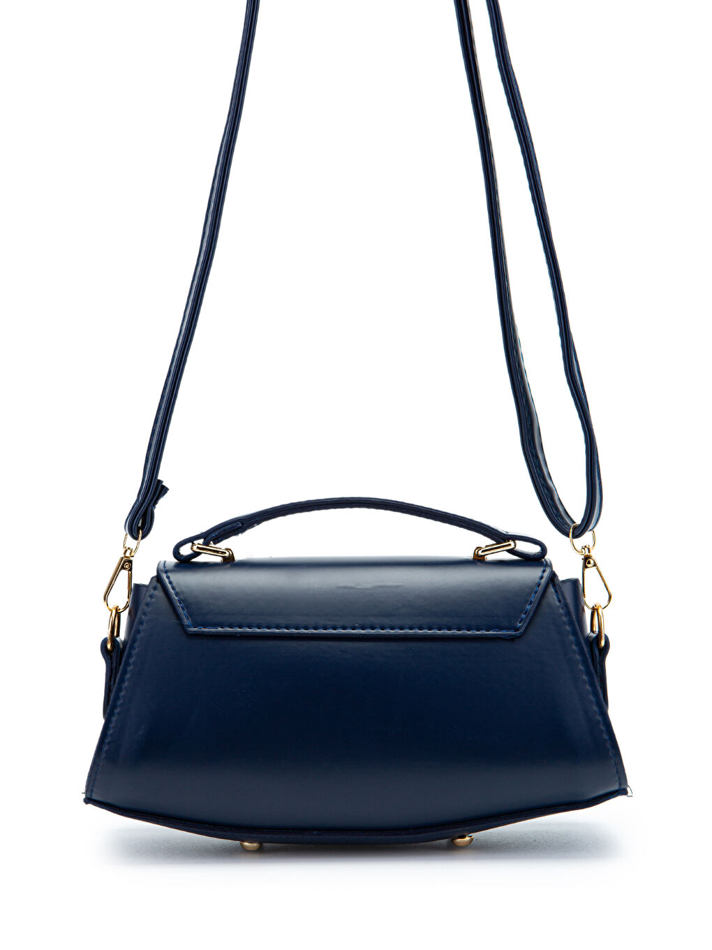 Kilit Detaylı Luvia Kadın Çapraz Çanta Lacivert-2