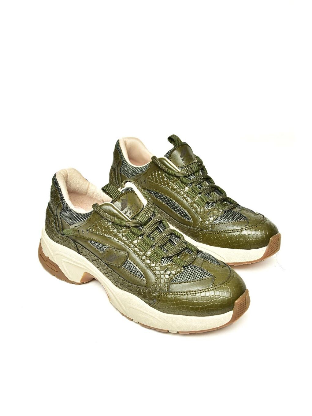 U3124142 Yeşil Kadın Sneakers-2