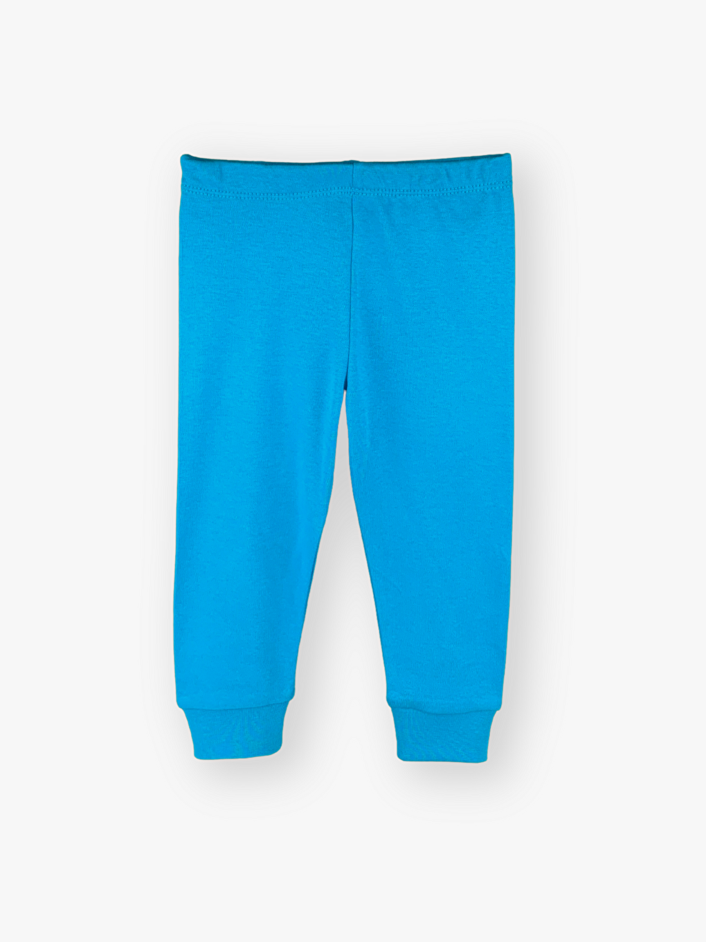 Ekru Bisiklet Yaka Uzun Kollu Erkek Bebek Pijama Takımı-2