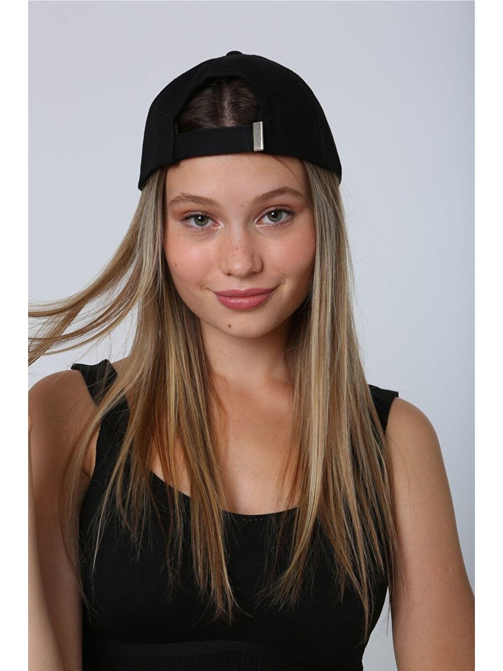 Unisex Düz Siyah Kep Şapka Spk12-1-5