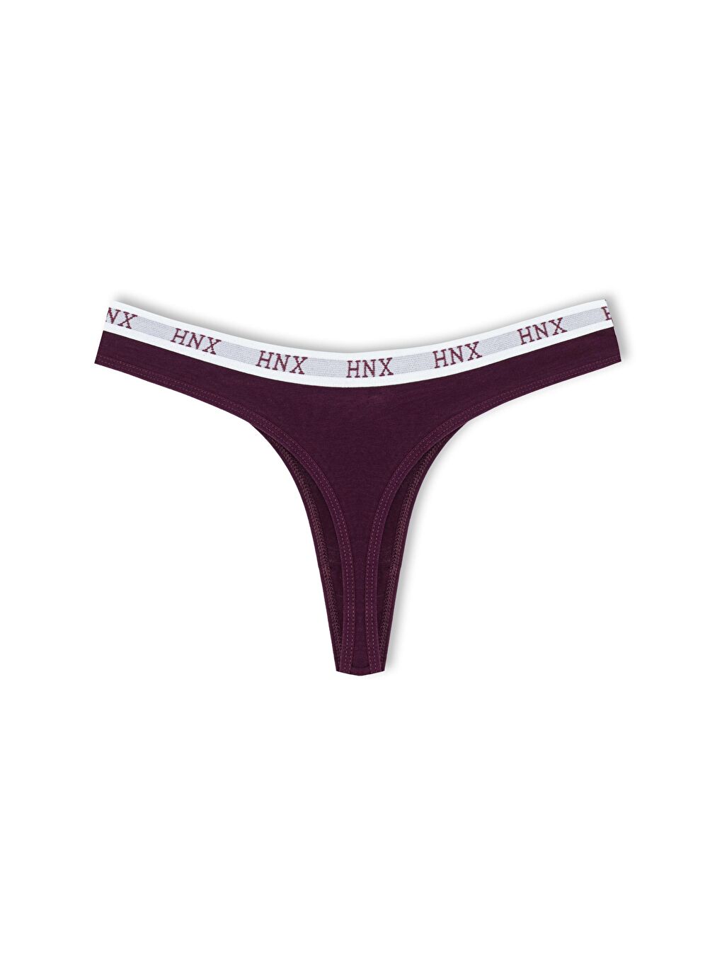 Mor Pamuklu Beli Lastikli Basic Kadın Tanga Külot-1