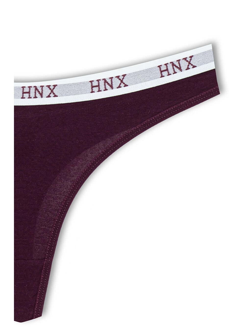 Mor Pamuklu Beli Lastikli Basic Kadın Tanga Külot-2