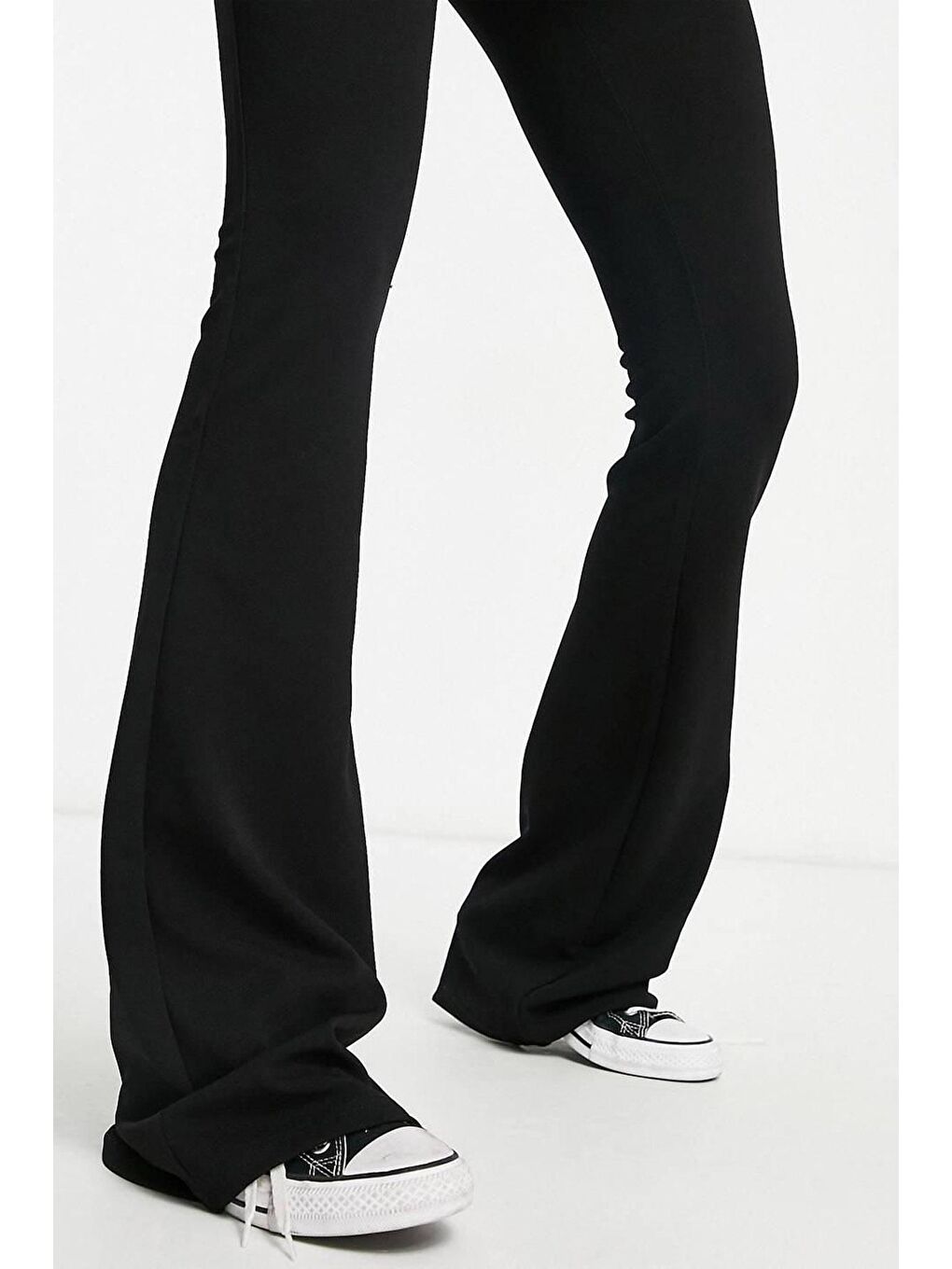 Siyah Dalgıç Kumaş İspanyol Paça Tayt 2KXK5-45459-02-1